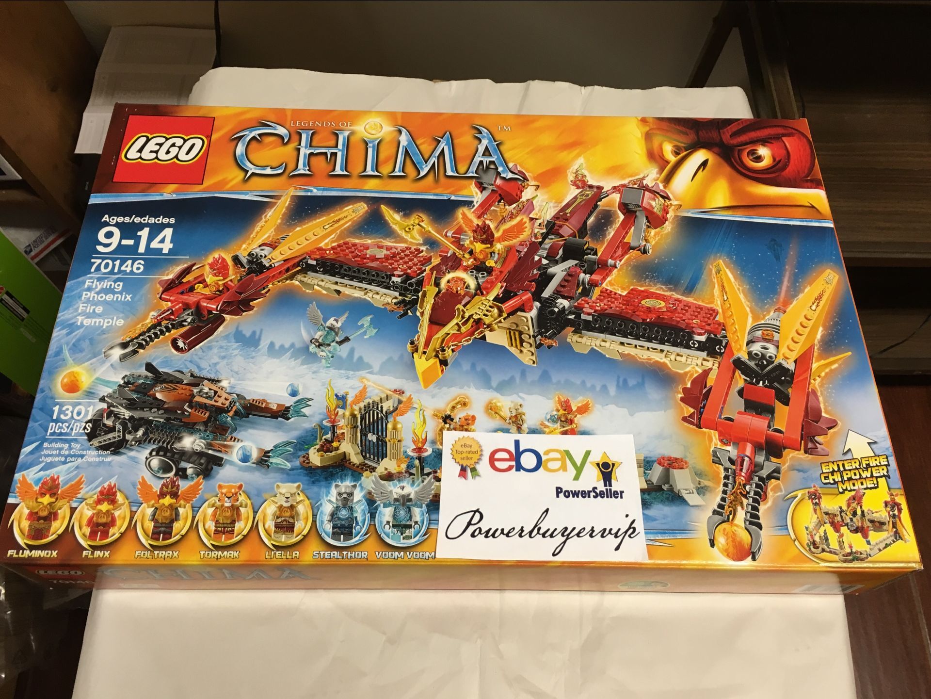 NEW LEGO 70146 Lego Chima Flying Phoenix Fire Temple Building Toy